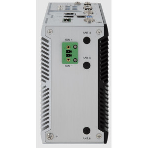 ARBOR ARES-5320 Fanless DIN-Rail Embedded System with Intel Atom x6425RE, 3 LAN, 4 USB, 8 COM